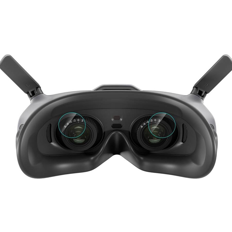 For DJI Goggles 2 2pcs PULUZ Goggles Lens Film(Transparent)