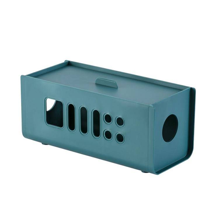 XM009 Plastic Plug-In Electric Wire Storage Box Power Board Wire Clip Box Charger Storage Finishi...