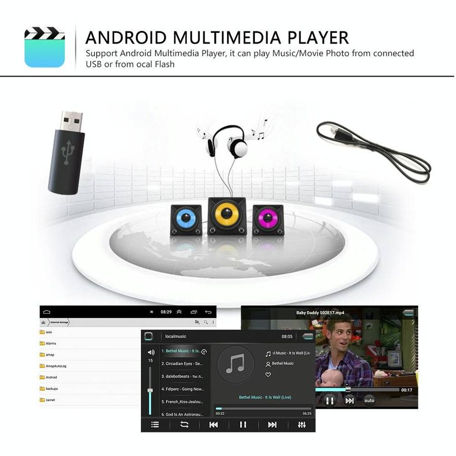 A3040 For Volkswagen 7-inch 2+32G Android Car Navigation Central Control Large Screen Player With...