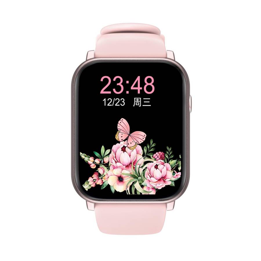 Q28 1.8 inch Color Screen Smart Watch,Support Heart Rate Monitoring / Blood Pressure Monitoring(P...