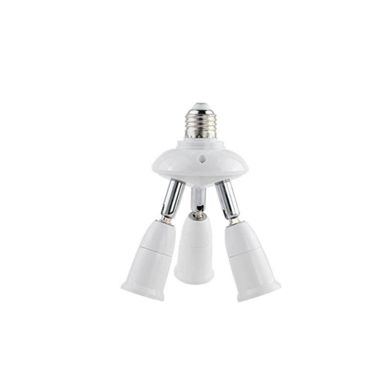 E27 to E27 Splitter Adjustable LED Light Bulb Holder Adapter Converter Socket Light Bulb Holder, ...