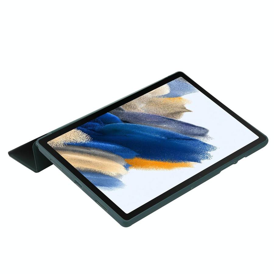 For Samsung Galaxy Tab A8 10.5 2021 Deformation Transparent Acrylic Horizontal Flip PU Leather Ta...