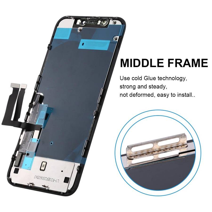 JK TFT LCD Screen for iPhone XR with Digitizer Full Assembly(Black)