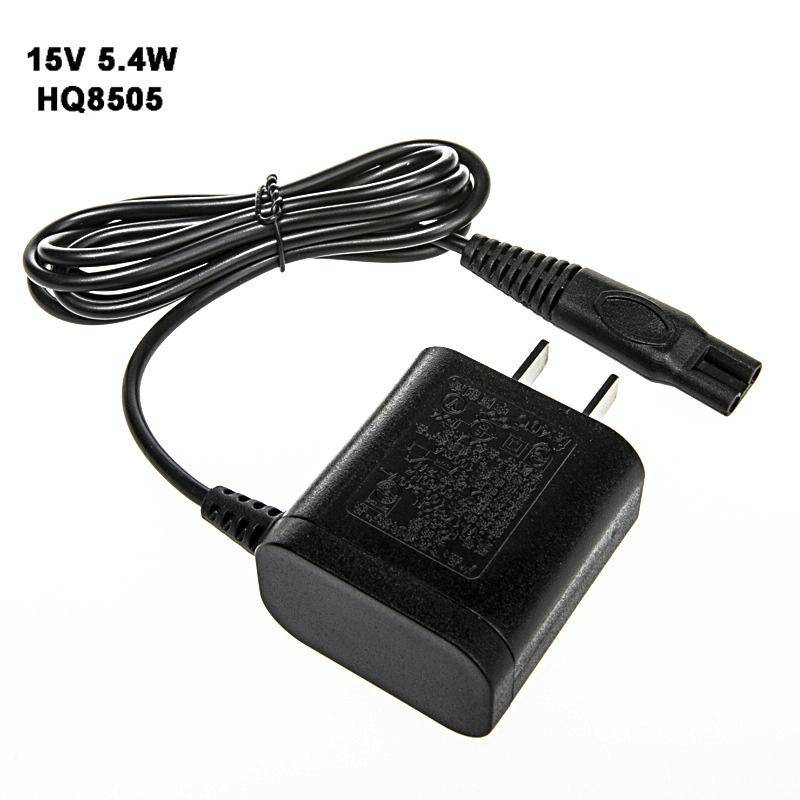 2pcs HQ8505 15V 5.4W Shaver Adapter Charger for PHILIPS HQ8500 HQ6070 HQ6075 HQ6090 PT860 AT890,U...