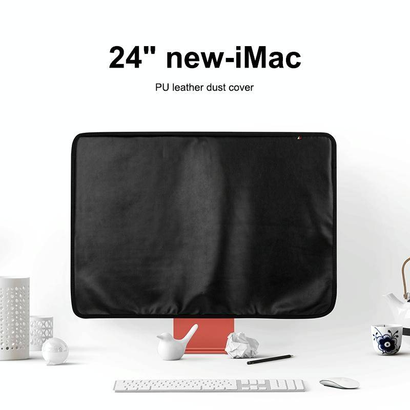 For 24 inch Apple iMac Portable Dustproof Cover Desktop Apple Computer LCD Monitor Cover with Sto...