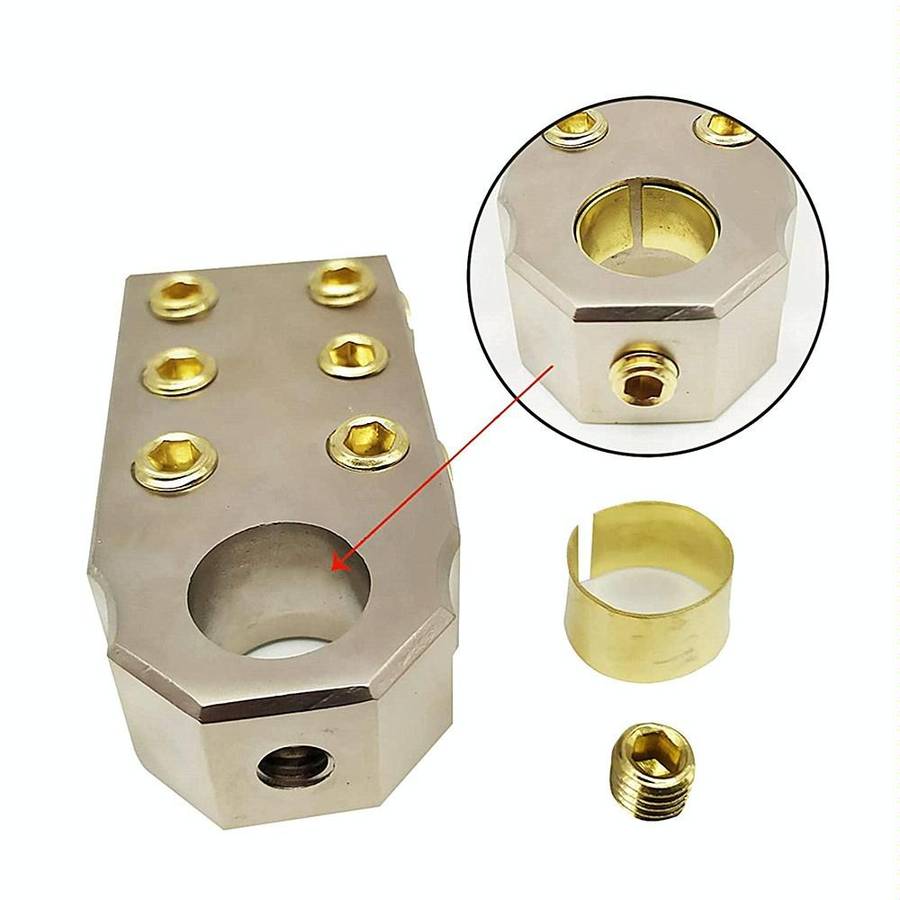 1 Pair Car Audio Modified Battery Connector Lead Acid Battery Terminal Connector