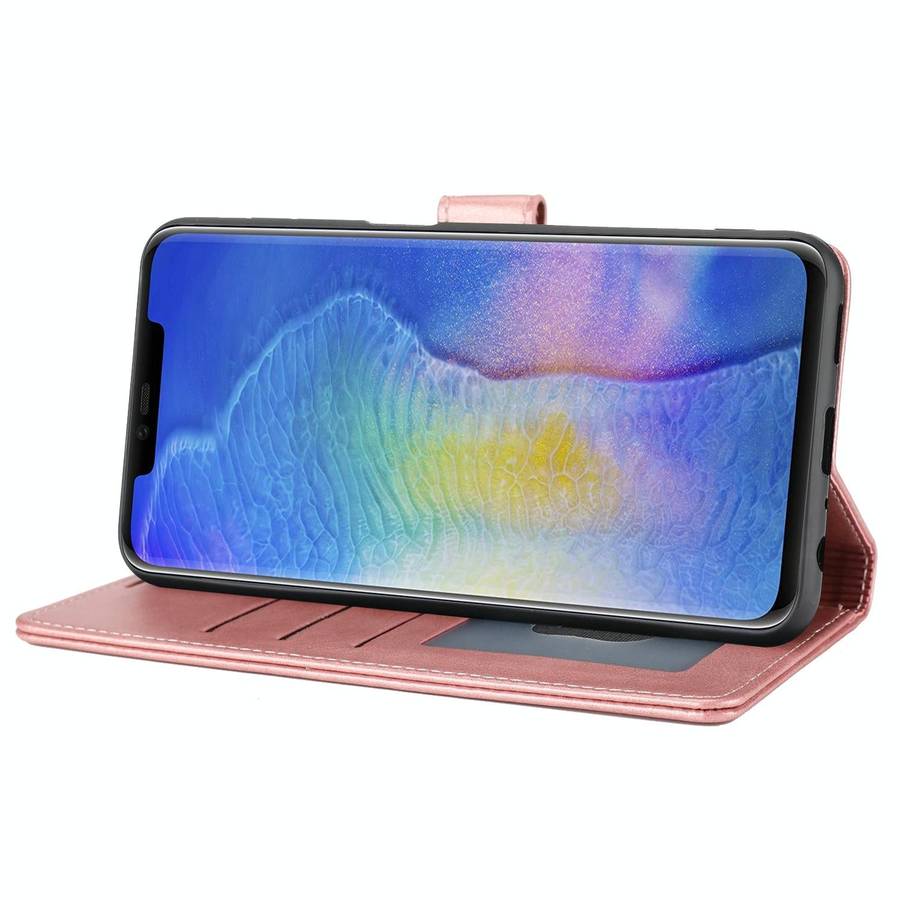 For Huawei Mate 20 Pro Classic Wallet Flip Leather Phone Case(Pink)
