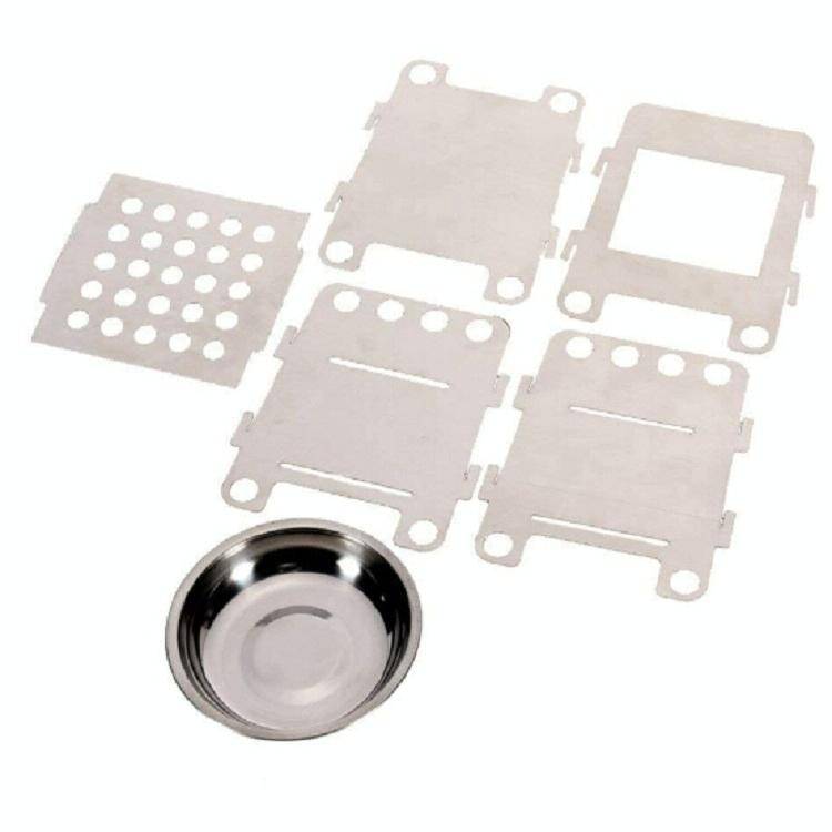 Camping Wood Stove Ultralight Folding Pocket Stove Outdoor Backpacking Cooking Wood Burning Stove...