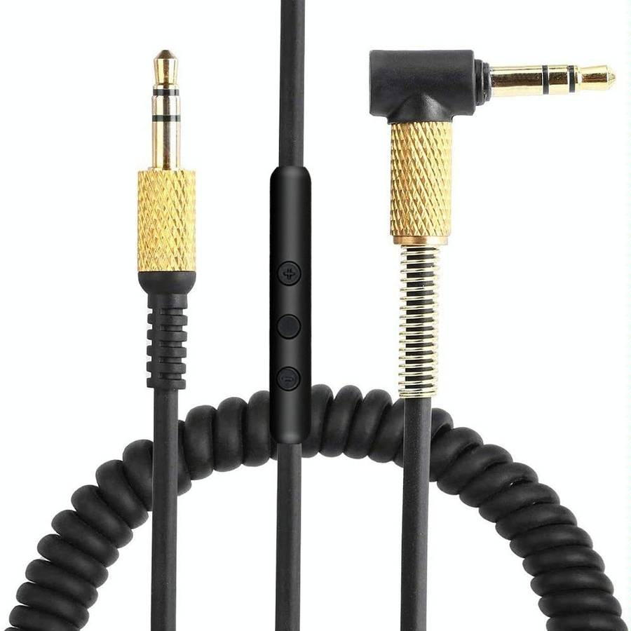 Wire-controlled Call Version 3.5mm Male to Male Earphone Cable for Marshall Earphones, Cable Leng...