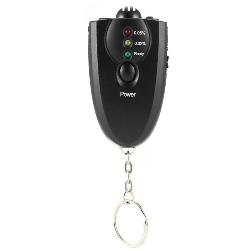 Car Portable Mini LED Air Blow Alcohol Tester(Without Battery)