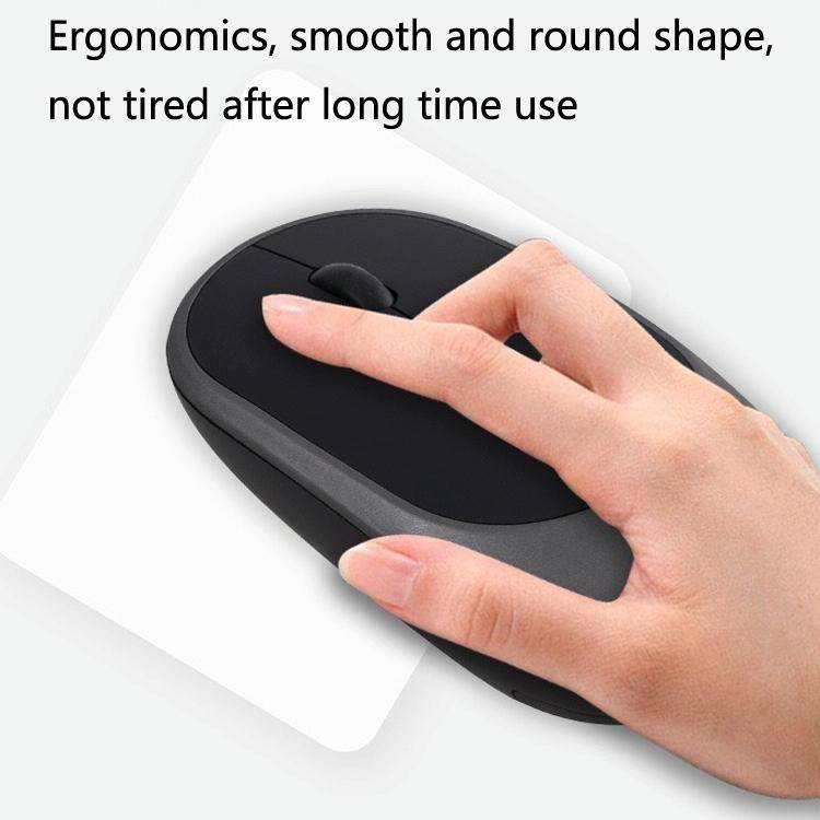 M030 4 Keys 1600DPI Laptop Office Mute Mouse, Style: Wireless (Pink)