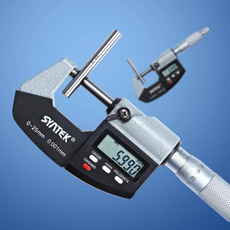 Digital Display Outer Diameter Micrometer 0.001mm High Precision Electronic Spiral Micrometer Thi...