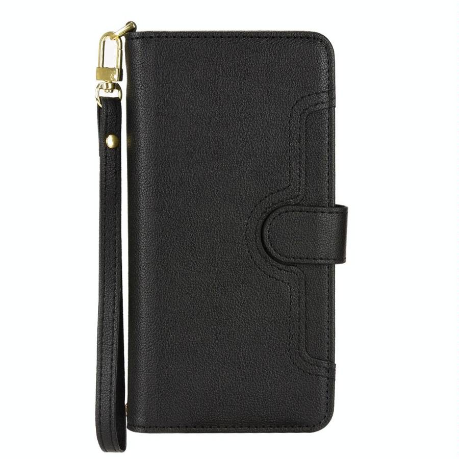 For Nokia XR20 Litchi Texture Zipper Leather Phone Case(Black)