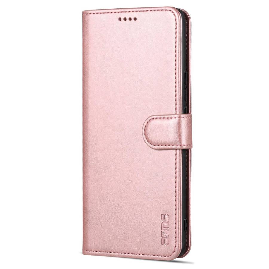 For Huawei nova 10 Pro AZNS Skin Feel Calf Texture Flip Leather Phone Case(Rose Gold)