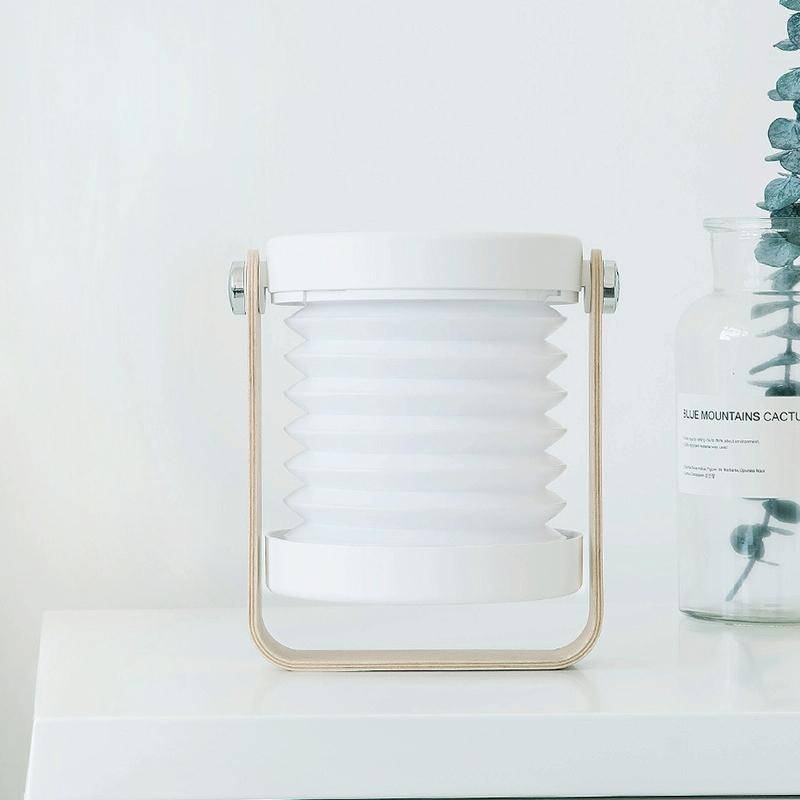 DC 5V Rechargeable Lantern Lamp Touch Control LED Light (White)