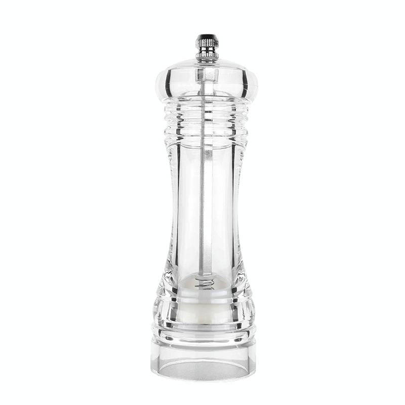 Acrylic Transparent Pepper Grinder Manual Pepper Grinder Ceramic Core Multi-Purpose Seasoning Bot...