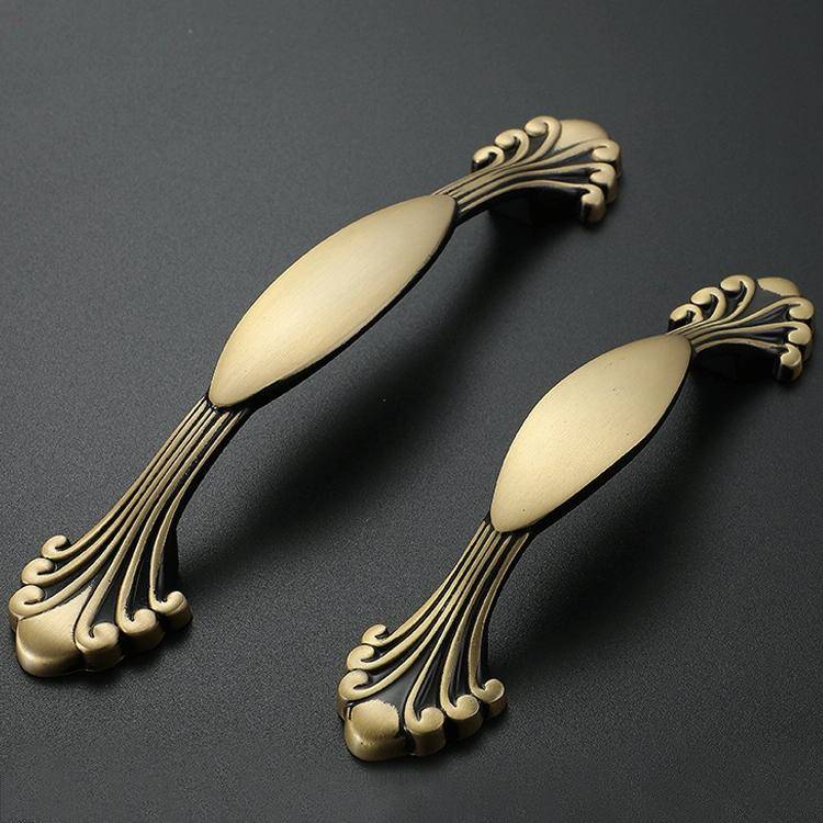 1006-128 Cabinet Wardrobe Door Handle Solid Copper Door Handle