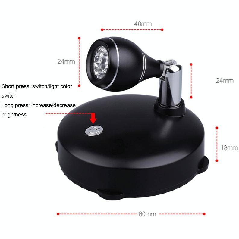 TL006-SIN Jewelry Art Exhibition USB Charging Decorative Wall-mounted LED Spotlights with Remote ...