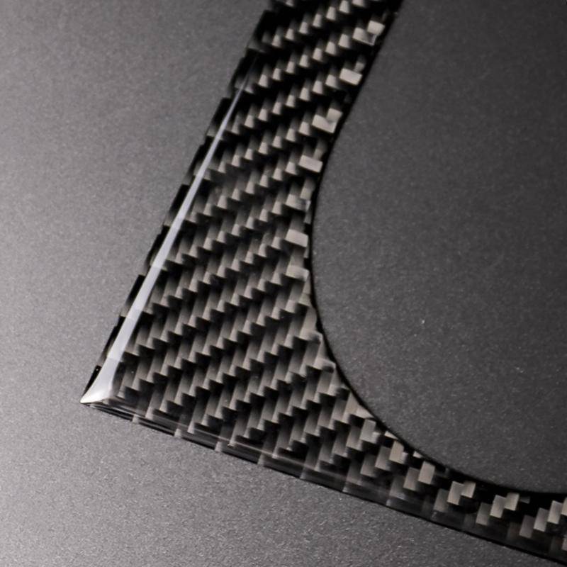 Car Carbon Fiber Gear Position Panel Decorative Sticker for Audi 2017-2018 A4L / 2017-2018 A5 / 2...