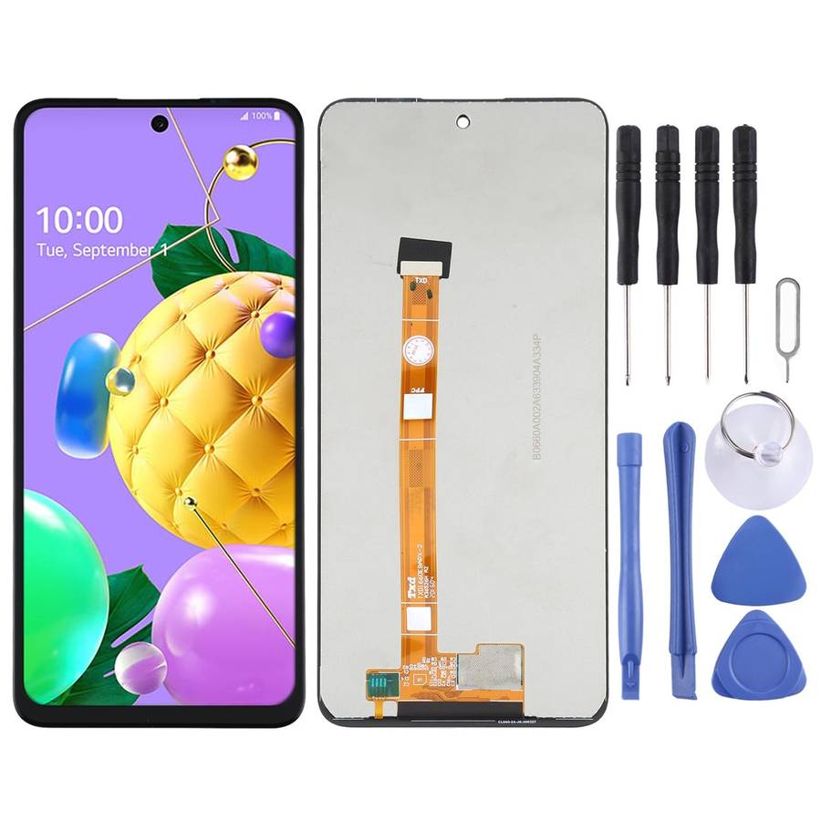 LCD Screen and Digitizer Full Assembly for LG K52 / Q52 / K62(Brazil) LMK520, LM-K520, LMK520E, L...