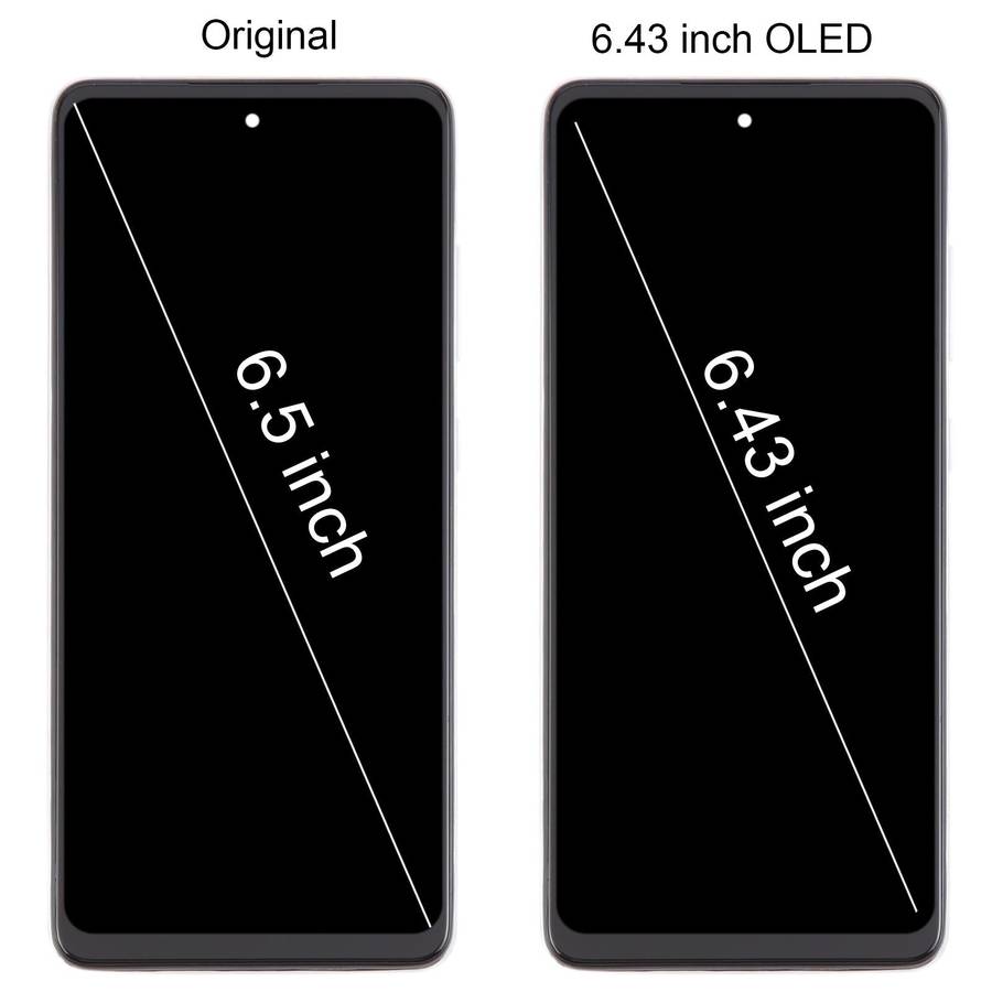 For Samsung Galaxy A52 4G SM-A525 6.43 inch OLED LCD Screen Digitizer Full Assembly with Frame (P...