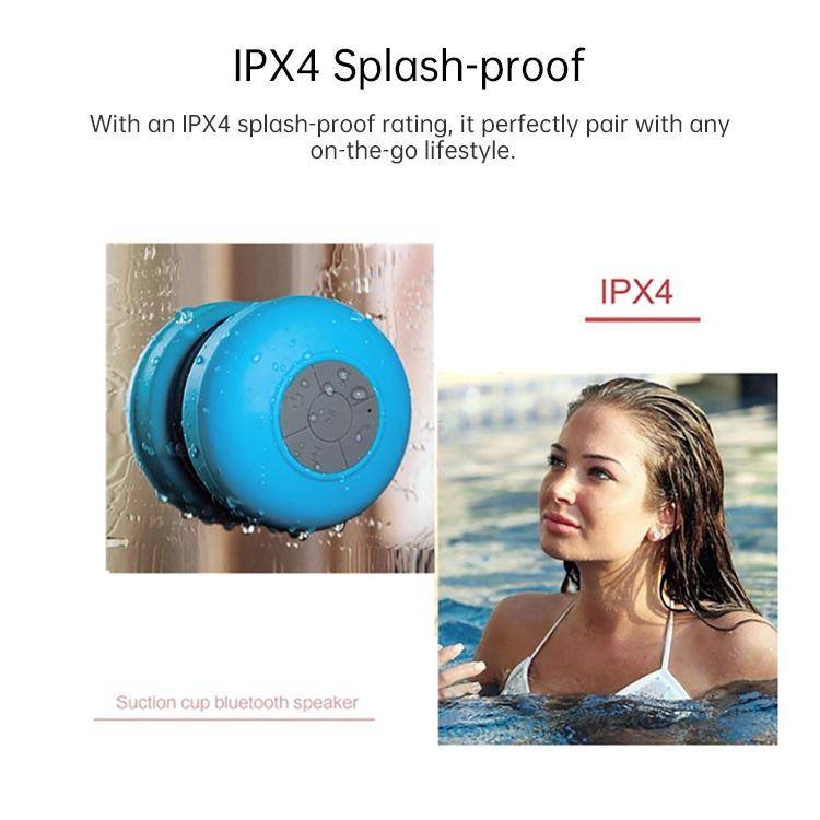 Mini Portable Subwoofer Shower Wireless Waterproof Bluetooth Speaker Handsfree Receive Call Music...