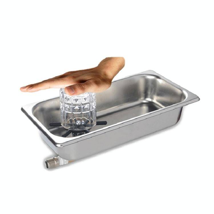 Automatic High Pressure Embedded Stainless Steel Bar Cup Washer Economy Type B