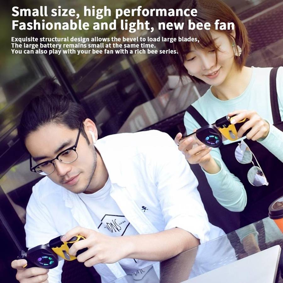 FLYDIGI Portable Mobile Phone Cooling Fan Radiator(Black)