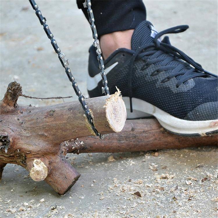Outdoor Portable Hand-held Wire Saw Field Survival Manganese Steel Chain Saw Multifunctional Logg...