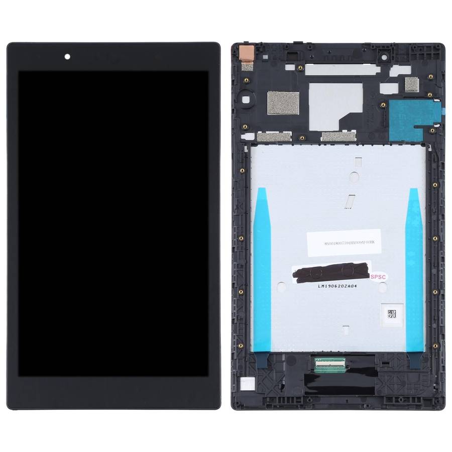 OEM LCD Screen for Lenovo 8504 8504F 8504X TB-8504N Digitizer Full Assembly with Frame (Black)