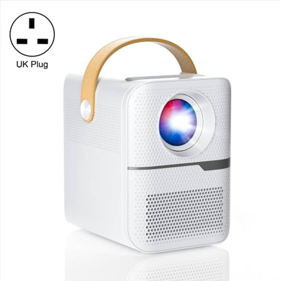P10 1080P Android 10.0 Smart Portable LCD Mini Projector, Plug Type:UK Plug