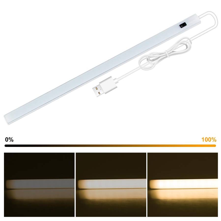 30cm LED Induction Cabinet Lamp USB Smart Sensing Light Strip(Whte)