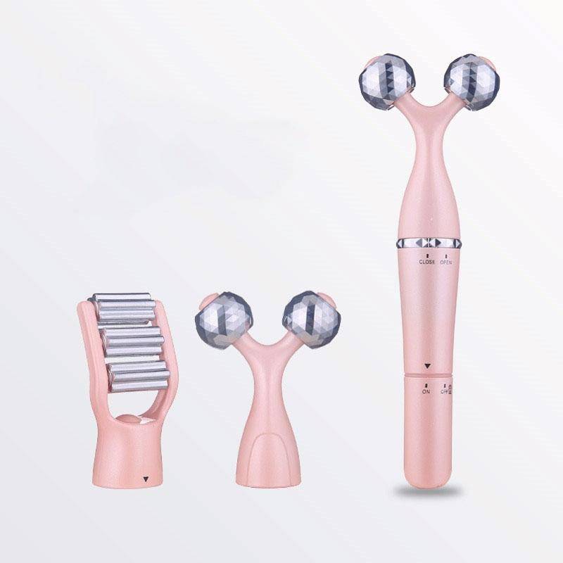 3 In 1 Portable Electric Eye Massager Double Chin Face Lift Body Neck Massage Roller 3D Facial Ma...
