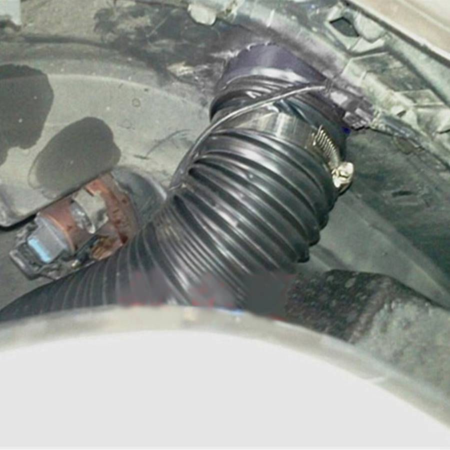 Car Auto Universal Tube Air Filter Adjustable Cold Air Injection Intake System Pipe Without Air F...