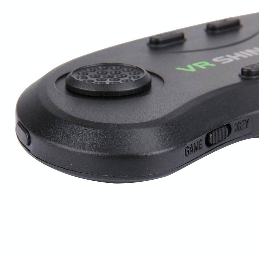 VR Shinecon 3D Movie Games Virtual Reality Glasses Bluetooth Remote Controller Gamepad(Black)