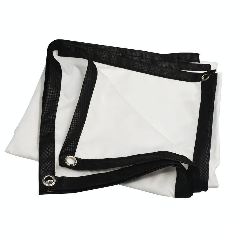 Simple Folding High Density Polyester Projector Film Curtain, Size:72 inch (4:3) Projection Area:...