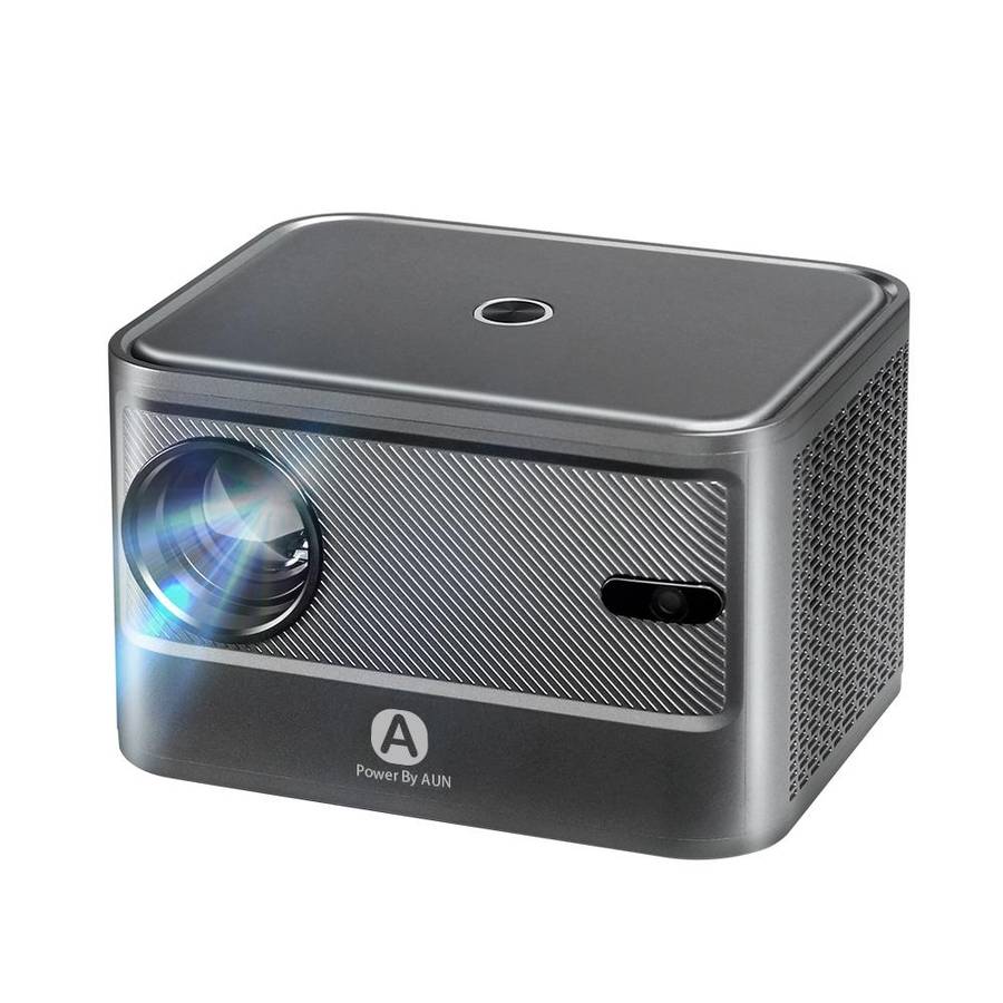 AUN A002 4K Android TV Home Theater Portable LED Projector Game Beamer(US Plug)