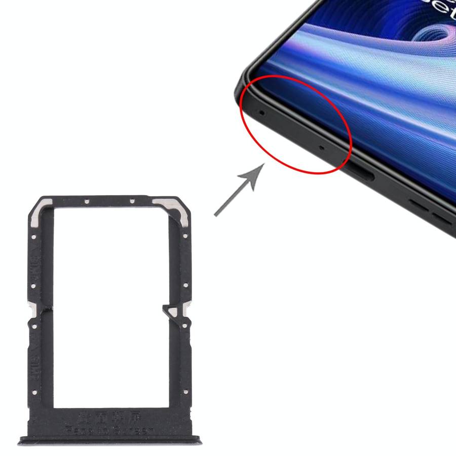 For OnePlus Ace Racing SIM Card Tray + SIM Card Tray (Silver)