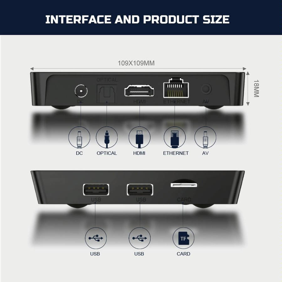 X96Q PRO 4K Smart TV BOX Android 10.0 Media Player, Allwinner H313 Quad Core ARM Cortex A53, RAM:...