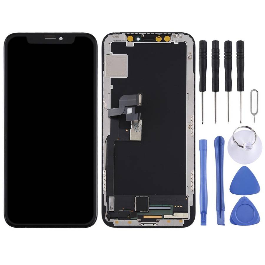 Soft OLED LCD Screen for iPhone X with Digitizer Full Assembly(Black)