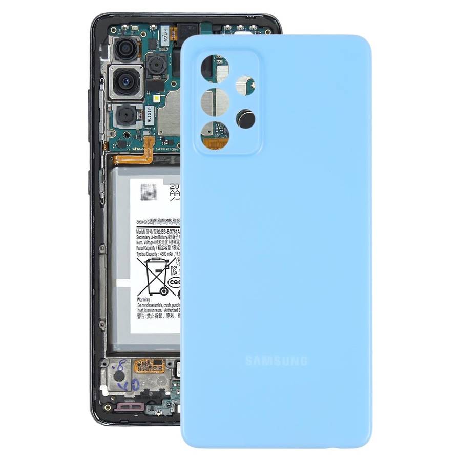 For Samsung Galaxy A52 5G SM-A526B Battery Back Cover (Blue)