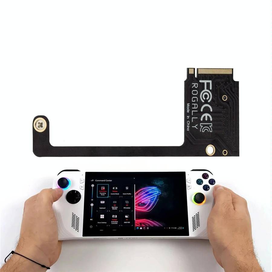 For ASUS Rog Ally Modified M2 Hard Drive PCIE4.0 Riser Card, Spec: Long