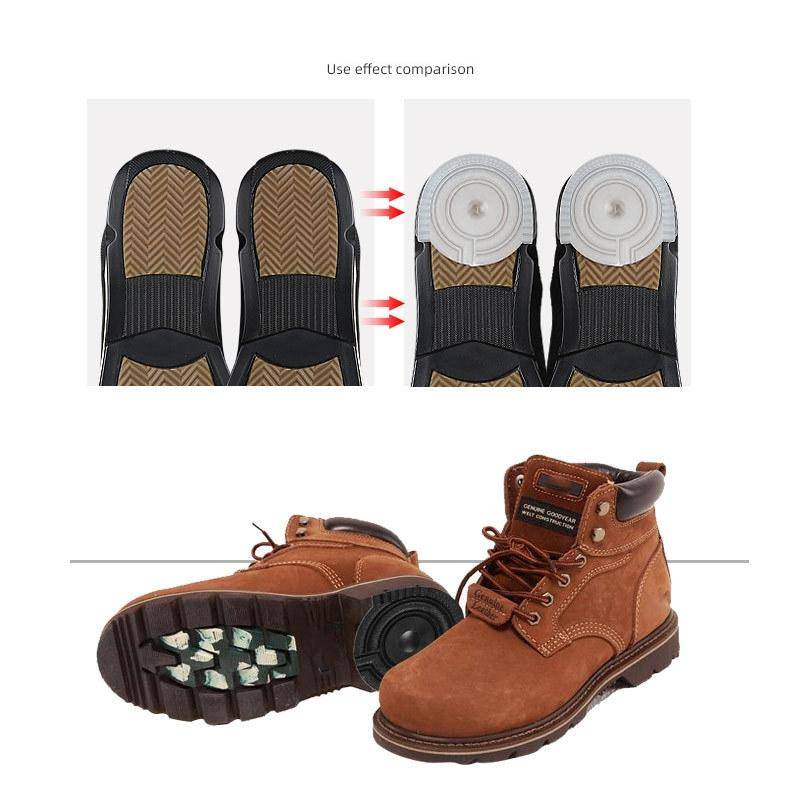 2 Pairs Sole Wear-Resistant Rubber Cuttable Sports Anti-Slip Sticker, Size: No.3 43 Yards(White)