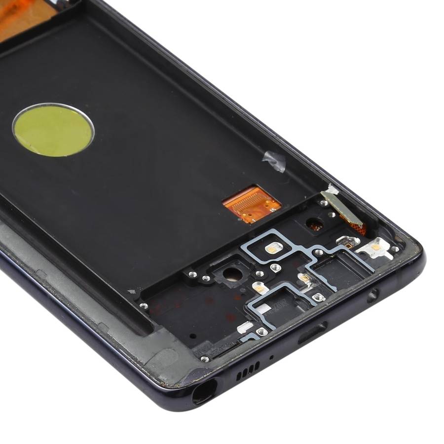 Original Super AMOLED LCD Screen for Samsung Galaxy Note10 Lite Digitizer Full Assembly With Fram...