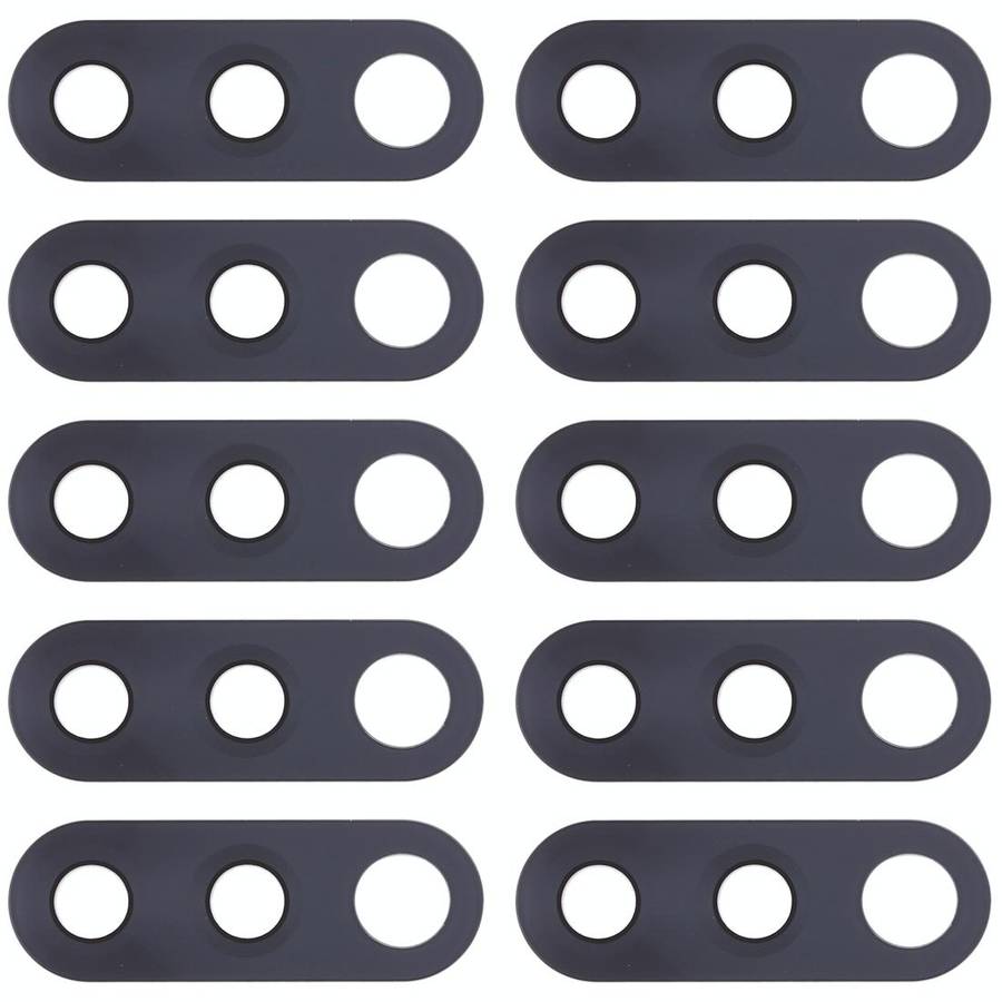 10 PCS Back Camera Lens for Nokia 4.2 / TA-1184 / TA-1133 / TA-1149 / TA-1150 / TA-1157(Black)