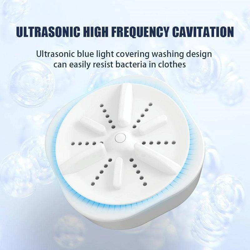 Portable Mini Turbo Switch Three-Speed Timing Washing Machine, Size: Vibration(Pink)