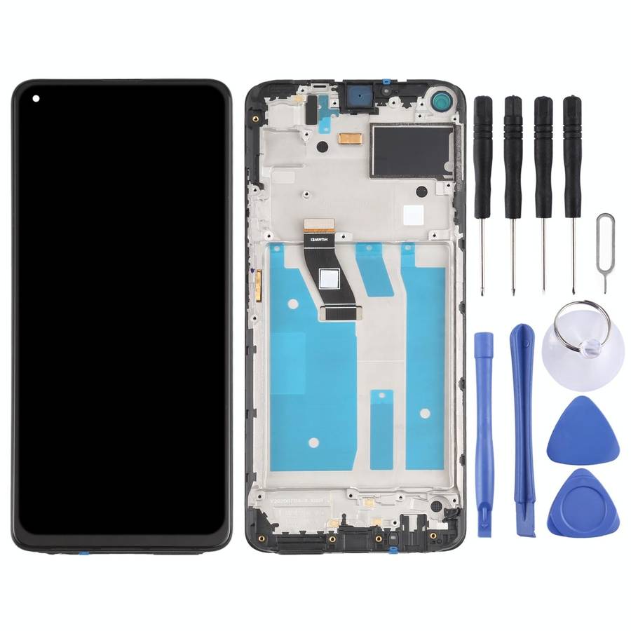 OEM LCD Screen for Huawei Mate 40 Lite Digitizer Full Assembly with Frame(Black)