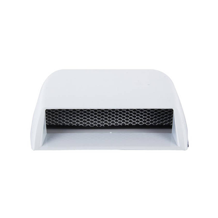 Car Turbo Style Air Intake Bonnet Scoop for Car Decoration(White)