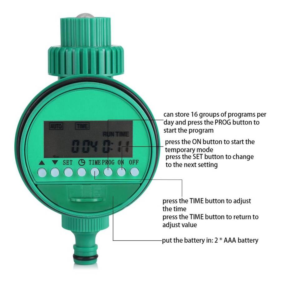 Automatic Watering Controller Timer Garden Water Timer Sprinkler Irrigation Controller Irrigation...