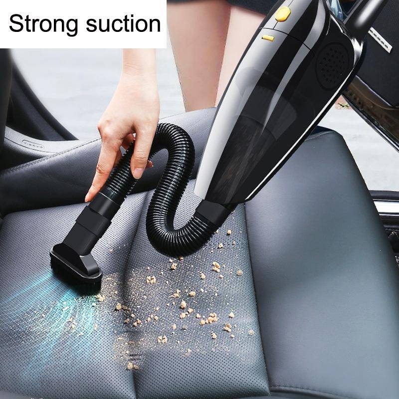 High Power Car Mini Powerful Vacuum Cleaner, Style: Car Type (Classic Black)